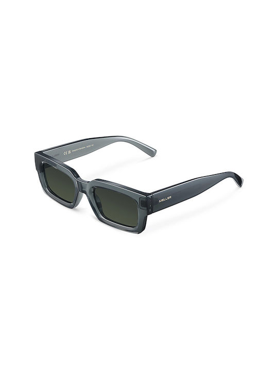 Meller Sunglasses with Gray Plastic Frame and Green Lens KAY-FOSSILOLI