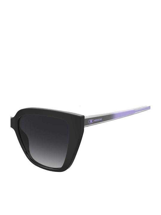 Missoni Women's Sunglasses with Black Plastic Frame and Black Gradient Lens MMI 0177/S 807/9O