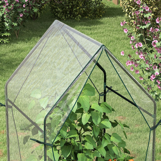 Outsunny Garden Θερμοκήπιο 0.9x0.9x1.45m