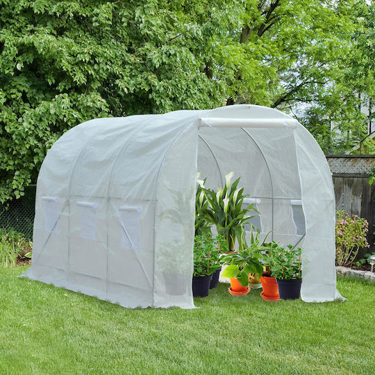 Outsunny Garden Θερμοκήπιο Τούνελ 3.5x2x2m