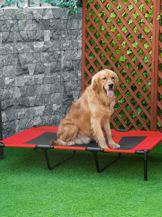 Pawhut Sofa Dog Bed Red 122x92cm