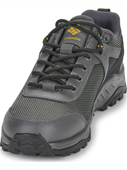 Columbia Trailstorm Ascend Ανδρικά Ορειβατικά Παπούτσια Αδιάβροχα Μαύρα