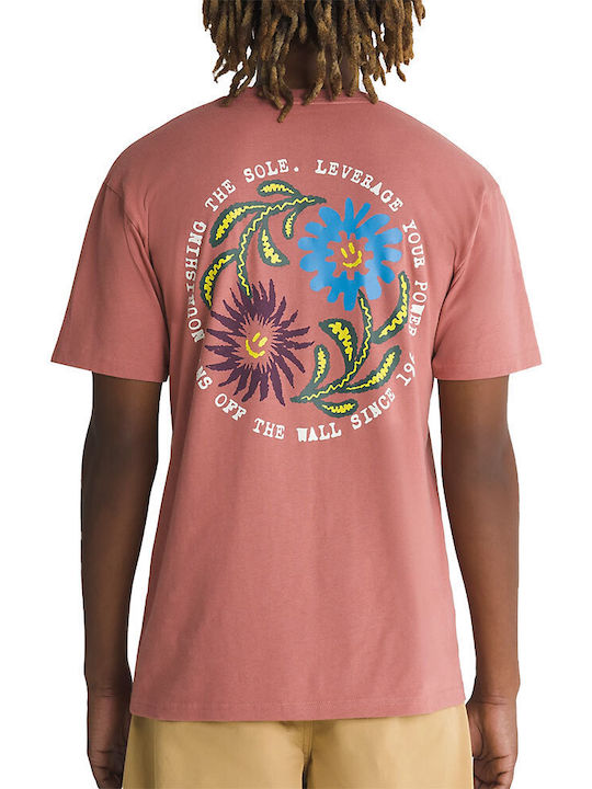 Vans Men's Short Sleeve T-shirt Pink