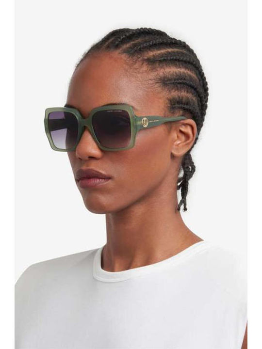 Marc Jacobs Women's Sunglasses with Black Plastic Frame and Black Gradient Lens MARC 731/S 807/9Ο