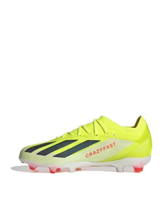 X Crazyfast Elite Kids Molded Soccer Shoes Team Solar Yellow 2 / Core Black / Cloud White