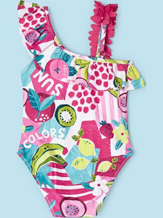Mayoral Kids Swimwear One-Piece Fuchsia