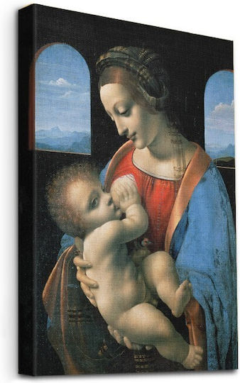Walls Madonna Litta Αντίγραφο του Da Vinci σε Καμβά 60x90 cm Walls Madonna Litta Αντίγραφο του Da Vinci σε Καμβά 60x90 cm