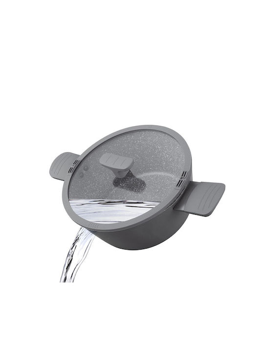 Cheffinger Tiefer Topf aus Aluminium 5Es / 28cm