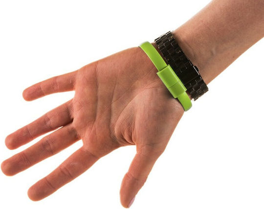 Regular USB 2.0 to micro USB Cable Πράσινο (3645)