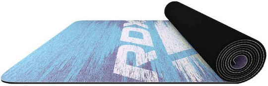 RDX Covor de exerciții fizice Yoga Albastru (183x61x0.6cm)