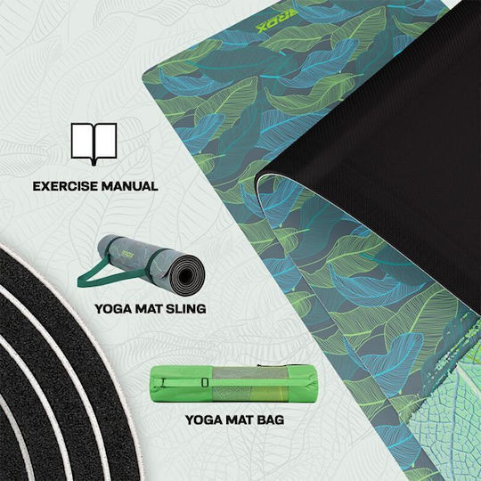 RDX Στρώμα Γυμναστικής Yoga Μπλε (183x61x0.6cm)