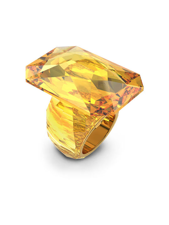 Swarovski Women's Gold Plated Ring with Stone