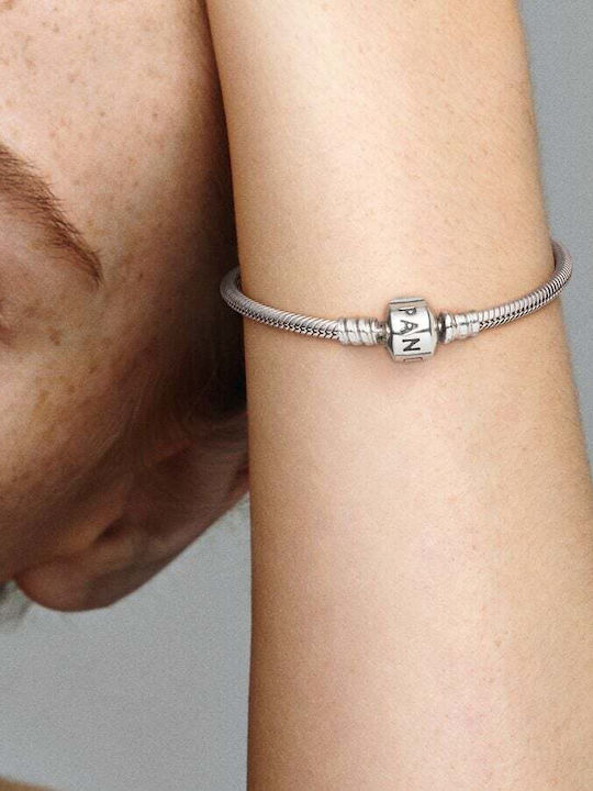 Pandora Damen Armband Kette mit Design Herz aus Silber