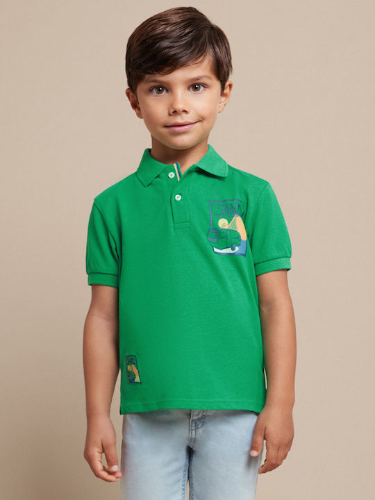 Mayoral Kids Polo Short Sleeve Chlorophyll