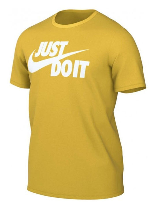 Nike Just Do It Bărbați T-shirt Sportiv cu Mâne...