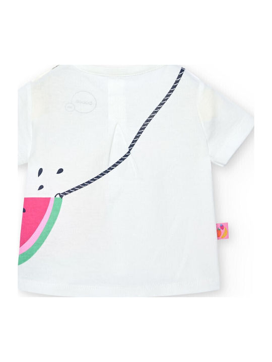 Kids' Set with Shorts Summer 2pcs Ecru