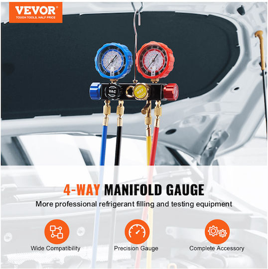 Vevor Case with Manometer Refrigerant Gauge STLLMBZZLJ4TE7B0MV0