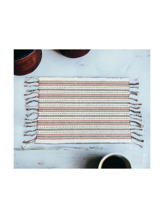Linea Home 100% Tangier Σουπλά Υφασμάτινο Πολύχρωμο 48x33cm