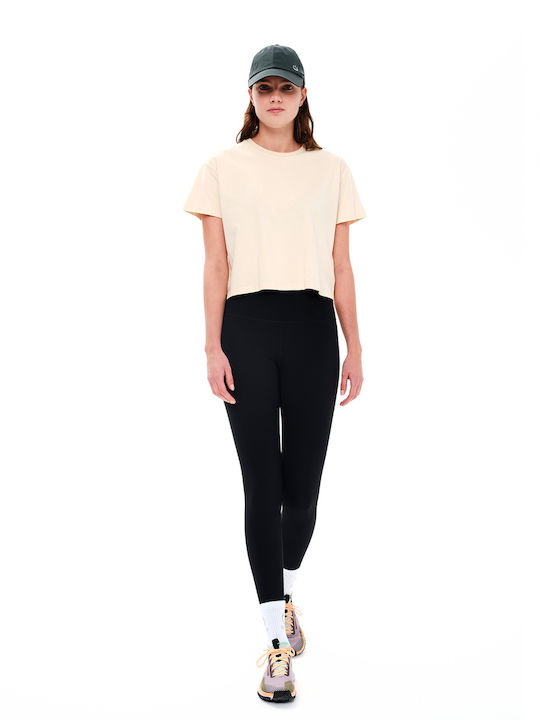 Women's Athletic Crop T-shirt Ecru