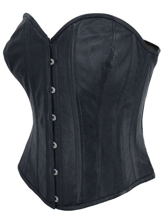 Dermatina 100 Women's Corset Blouse Strapless Black