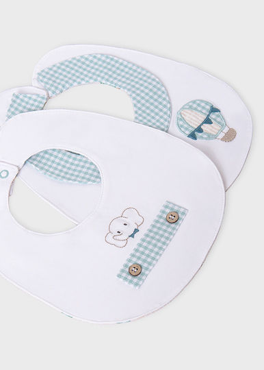 Mayoral Bib Fabric petrol 2pcs