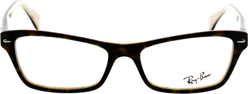 Ray Ban Дамски Ацетатен Рамки За Очилa Пеперуда Кафяв RB5256 5057