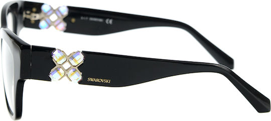 Swarovski Damen Acetat Brillengestell Schwarz SK5228 001
