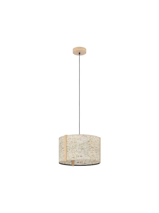 Eglo Pendant Light Single-Light for Socket E27 Beige