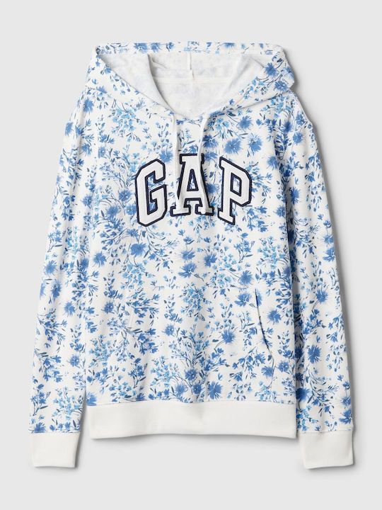 GAP Women's Long Hooded Sweatshirt Blue