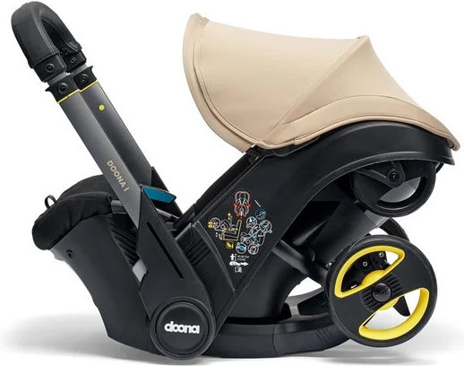 Doona Car Seat & Stroller Baby Car Seat i-Size with Isofix Sahara Sand 0-13 kg