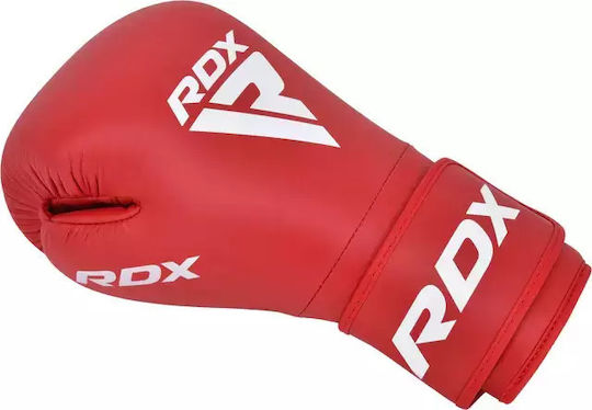 RDX Боксови Ръкавици Кожени за Състезание Червени