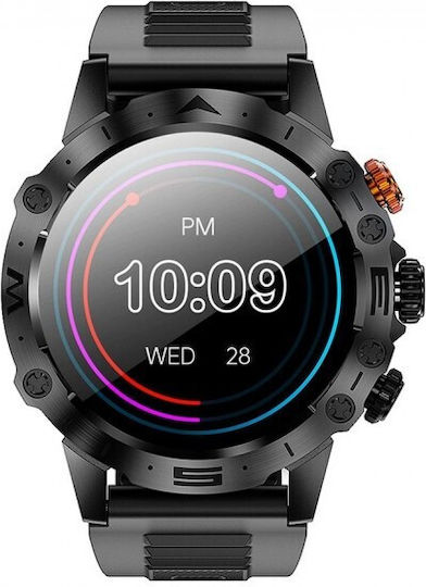 Hoco Y20 Smartwatch με Παλμογράφο (Μαύρο)