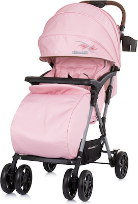 Chipolino April Kinderwagen Geeignet für Neugeborene Flamingo 6kg