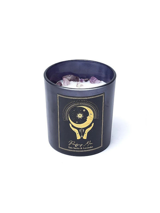 Aromatisches Soja-Kerze Amethyst im Gefäß Lila 120g
