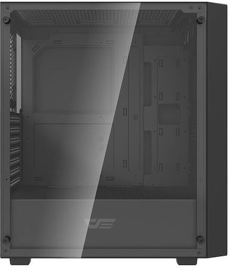 Darkflash DK353 Gaming Middle Tower Carcasă Calculator cu Fereastră Laterală Negru