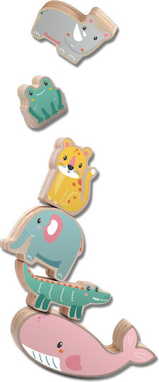 Ses Creative Дървена Конструктивна Игра Toy Animals за Деца 1,5+ години+ Години