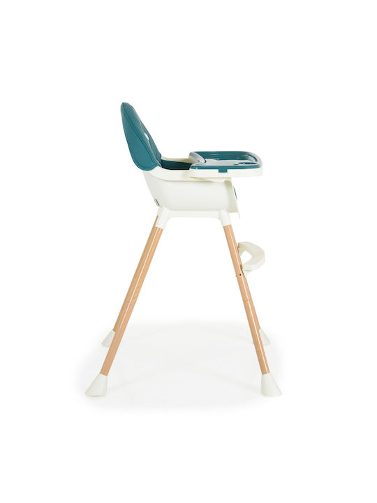 Moni Donut Baby Highchair 2 in 1 With Adjustable Height Petrol