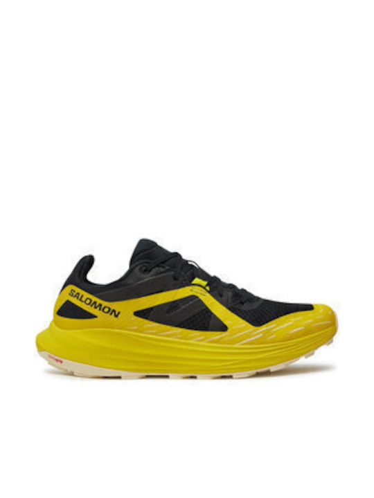 Ultra Flow Ανδρικά Αθλητικά Παπούτσια Trail Running Black / Sulphur Spring / Transparent Yellow