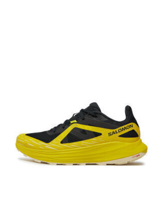 Ultra Flow Ανδρικά Αθλητικά Παπούτσια Trail Running Black / Sulphur Spring / Transparent Yellow