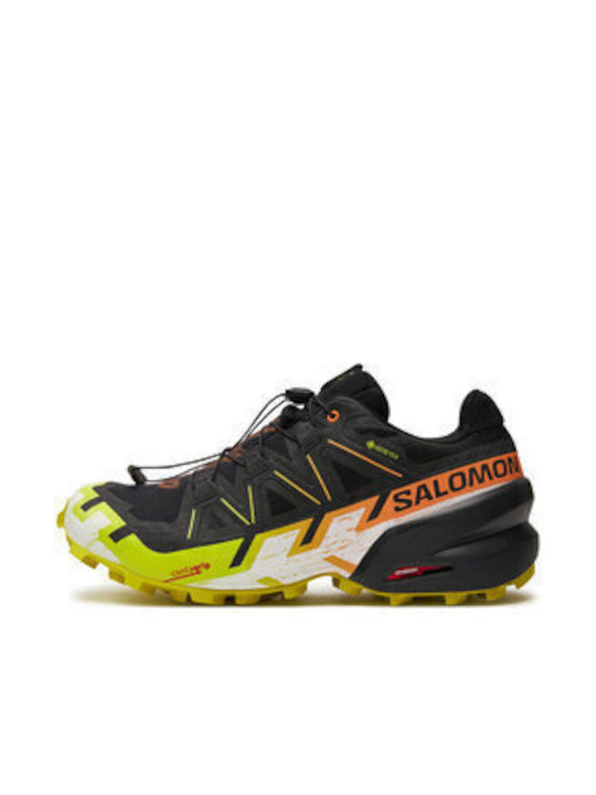 Speedcross 6 Gore-tex Sport Shoes Trail Running Waterproof with Gore-Tex Membrane Black / Sulphur Spring / Bird Of Paradise