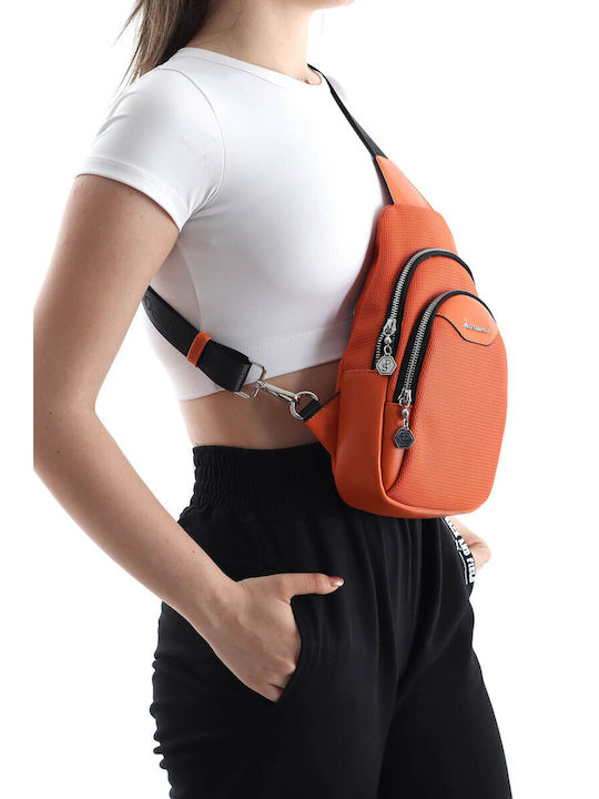 Silver & Polo Damen Tasche Crossbody Orange