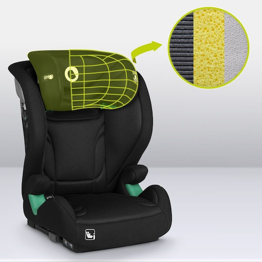 Lionelo Igo Καθισματάκι Αυτοκινήτου High-back Booster i-Size με Isofix Black