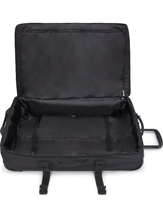 Kipling Μεγάλη Βαλίτσα Ταξιδίου Υφασμάτινη Black με 4 Ρόδες Ύψους 76εκ.