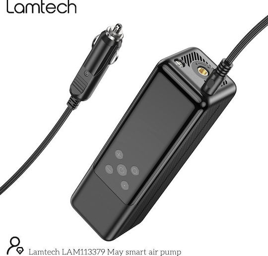 Lamtech Car Tire Pump with Cable 12V