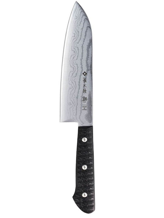 Tojiro Gai Нож Santoku от Дамаска Стомана 17см