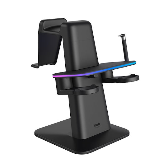 KIWI Design Qc03/black/hjt-423 Зарядна станция за 2 контролера ВР за Meta Quest 3 Черен