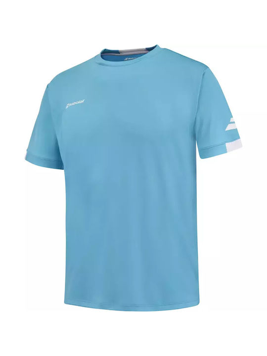 Babolat Men's Short Sleeve T-shirt Light Blue