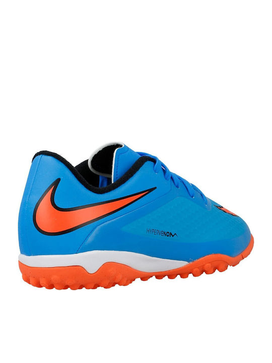Hypervenom Phelon TF Kids Soccer Cleats & Shoes with Turf Light Blue