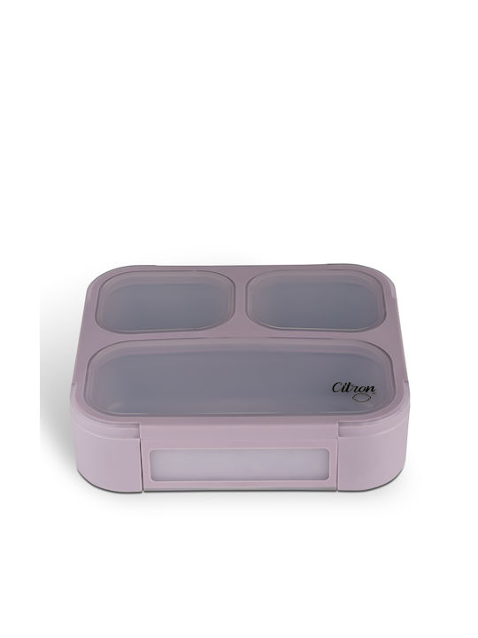 Citron Cutie pentru Mâncare Plastic Violet Potrivit pentru Cuptor cu Microunde 1buc