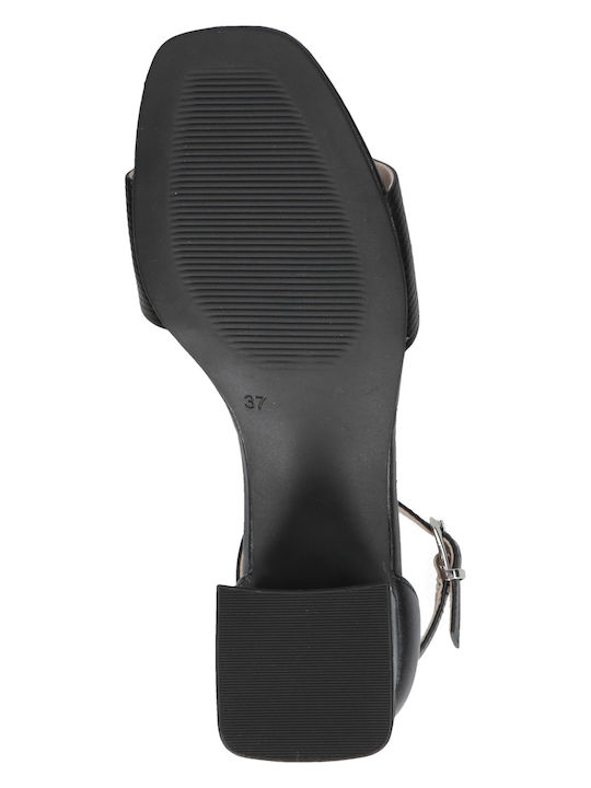 Leder Sandalen Anatomisch Schwarz